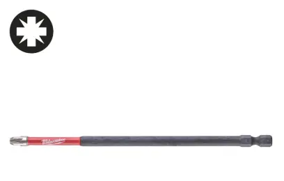 Šroubovací bit 1/4 Milwaukee Shockwave Pozidriv PZ 3 x 150 mm - 1 ks (MI4932471929)